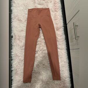 Dusty pink Lululemon leggings